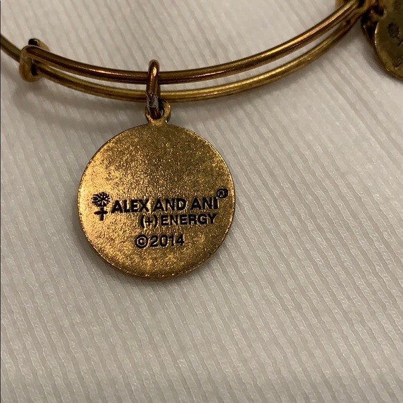 Alex and Ani Monogram A Bangle - Picture 2 of 4